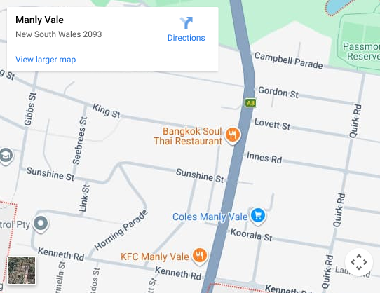 Location map - Sydney CBD